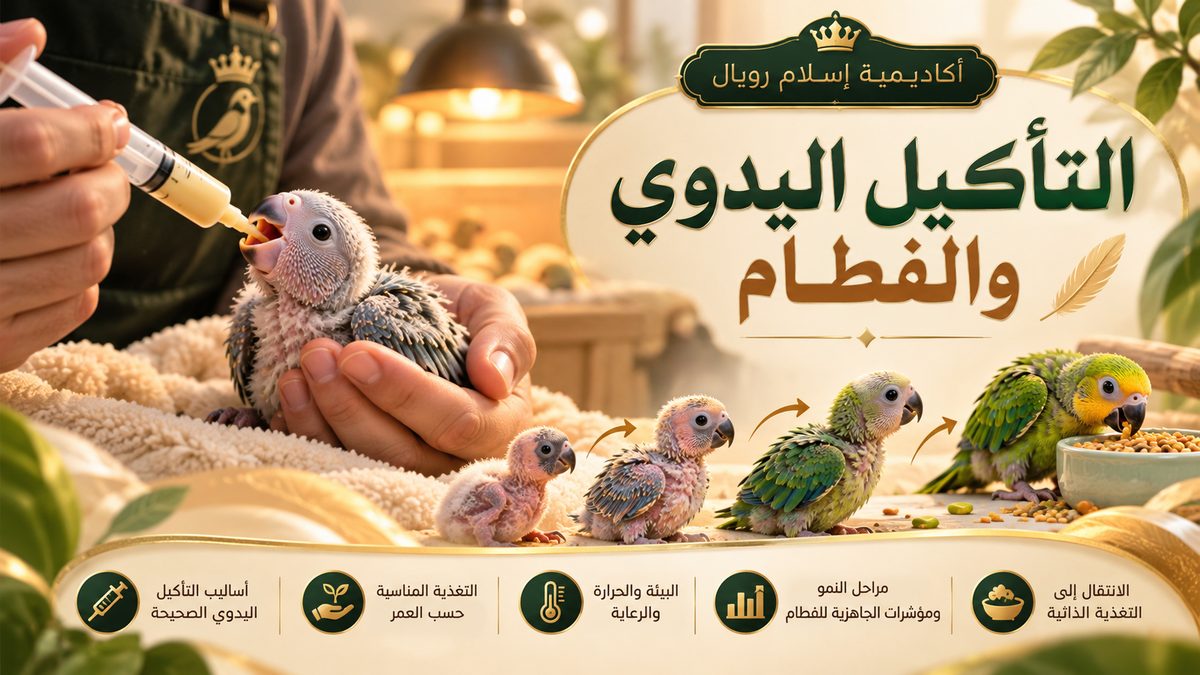 التأكيل اليدوي والفطام